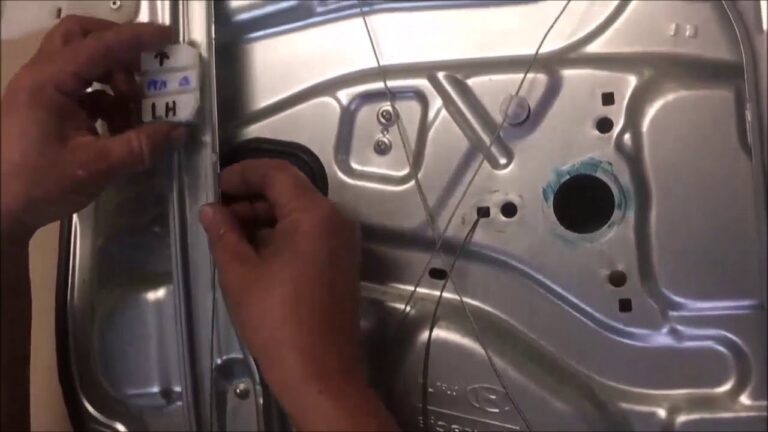 Hyundai I30 window regulator